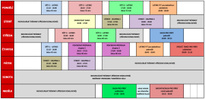 harmonogram MG Dance - září až prosinec 2019